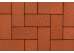 Клинкерная тротуарная брусчатка Rot-nuanciert 0905 (200x100x52)